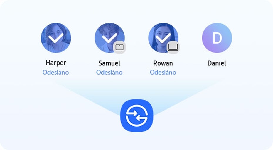 Samsung Galaxy A37 rychlé sdílení